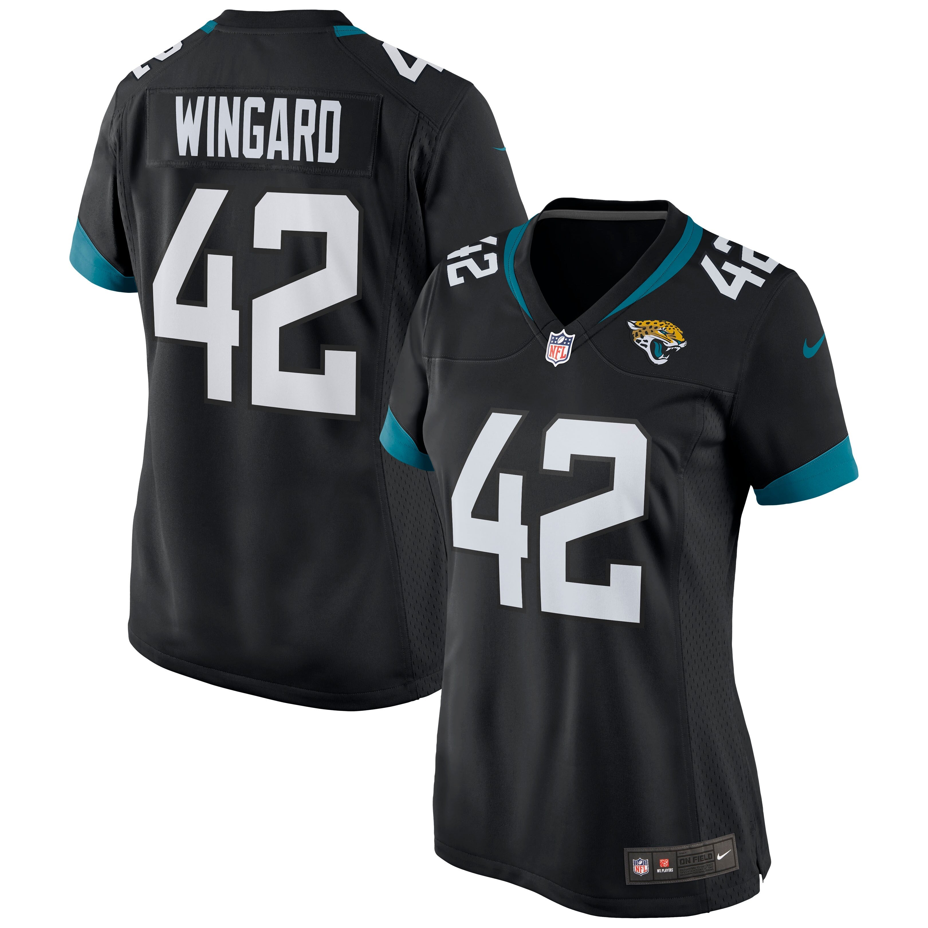 Andrew Wingard Jacksonville Jaguars Nike Women's Game Jersey - Teal/Black
