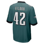 Kindle Vildor Philadelphia Eagles Nike  Game Jersey - Midnight Green