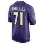 Malaesala Aumavae-Laulu Baltimore Ravens Nike Team Game Jersey -  Purple