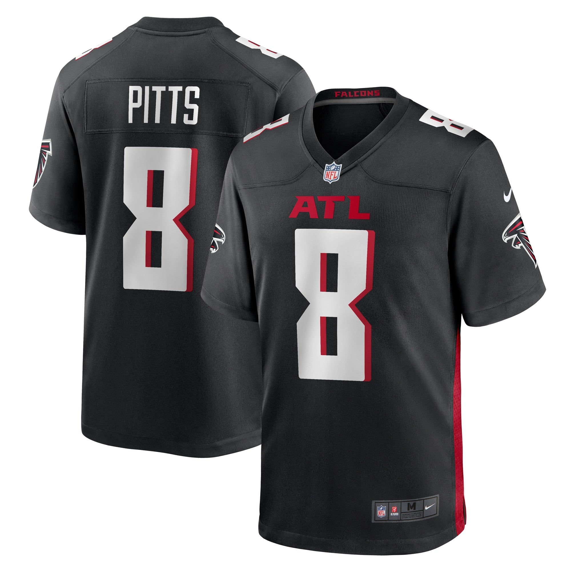 Kyle Pitts Atlanta Falcons Nike Game Player Jersey - White/Black
