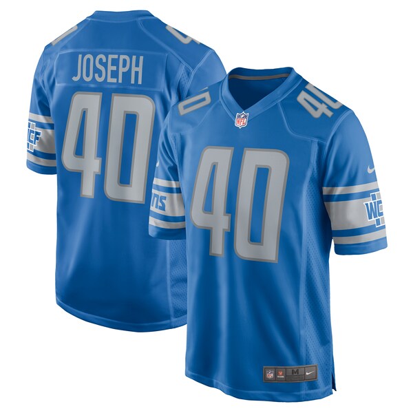 Brandon Joseph Detroit Lions Nike Team Game Jersey -  Blue