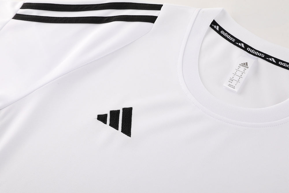 Adidas Short Sleeve Training Jersey Set - AD06- White