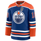 Zach Hyman Edmonton Oilers  2025 Stanley Cup Final Home Premium Jersey - Royal