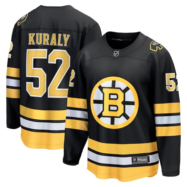 Sean Kuraly Boston Bruins  Home Breakaway Player Jersey - Black