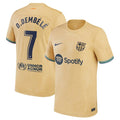 Ousmane Dembele Barcelona Nike 2022/23 Away Replica Player Jersey - Gold