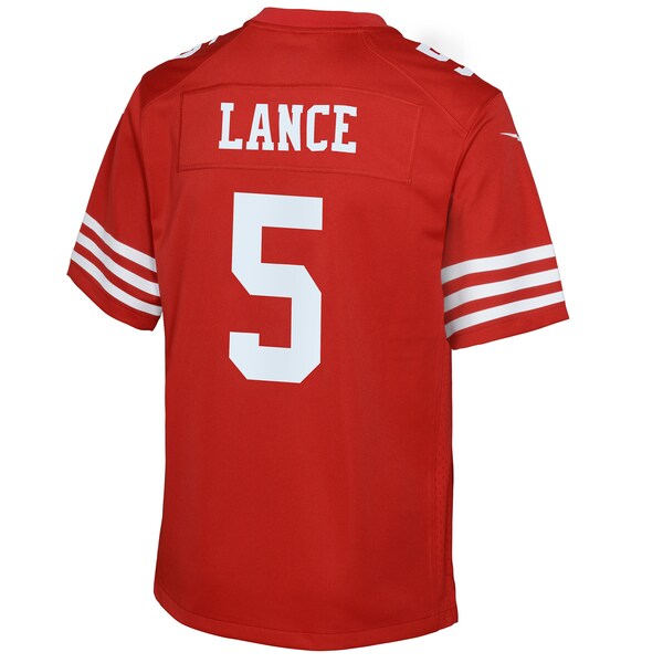 Trey Lance San Francisco 49ers Nike Youth Game Jersey - Scarlet/White