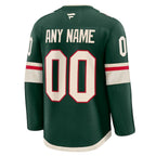 Minnesota Wild  Home Premium Custom Jersey - Green/White