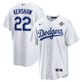 Clayton Kershaw Los Angeles Dodgers Nike 2025 World Series Home Replica Player Jersey - White
