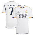 Vini Jr. Los Merengues adidas 2023/24 Home Authentic Player Jersey - White