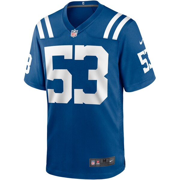 Shaquille Leonard Indianapolis Colts Nike Game Player Jersey - Royal/White