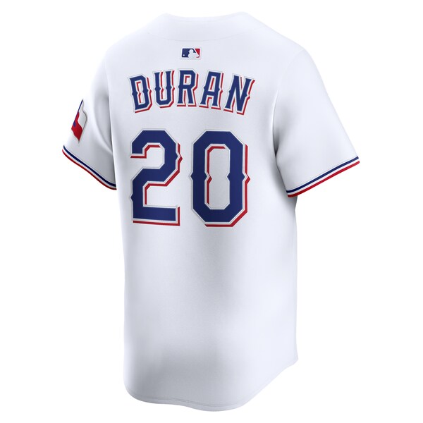 Ezequiel Duran Texas Rangers Nike Alternate Limited Player Jersey - White