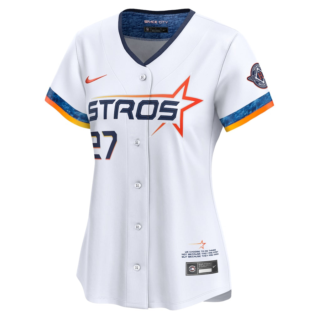 Jose Altuve Houston Astros Nike Women's 2025 City Connect Limited Player Jersey - White
