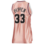 Scottie Pippen Chicago Bulls Women's 75th Anniversary Rose Gold 1997 Swingman Jersey - Pink