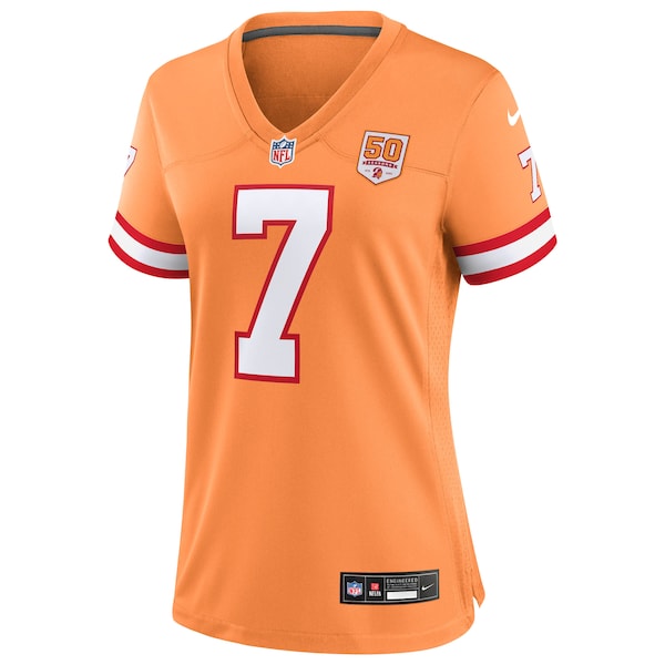 Bucky Irving  Tampa Bay Buccaneers Nike Women's 50th Season Game Jersey - Creamsicle/White/Red