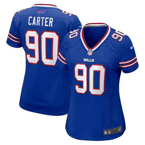 DeWayne Carter Buffalo Bills Nike Women's  Game Jersey -  Royal