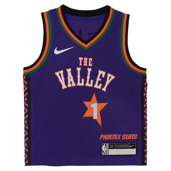Devin Booker Phoenix Suns Nike Toddler 2024/25 Swingman Player Jersey - City Edition - Purple