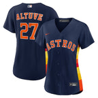 Jose Altuve Houston Astros Nike Women's Alternate Replica Player Jersey - Navy/White