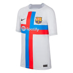 Barcelona Nike Youth 2022/23 Third Breathe Stadium Replica Blank Jersey - Gray