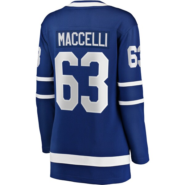 Matias Maccelli Toronto Maple Leafs  Women's Home Breakaway Jersey - Blue