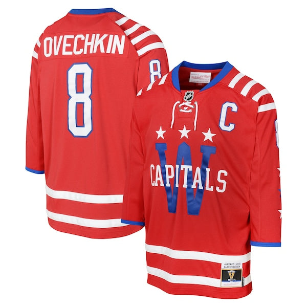 Alexander Ovechkin Washington Capitals Youth 2015 Blue Line Player Jersey - Red