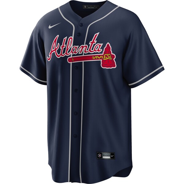 Ronald Acuña Jr. Atlanta Braves Nike Big & Tall Alternate Replica Player Jersey - Navy