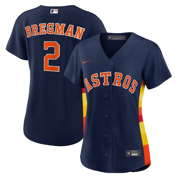 Houston Astros Nike Women's Alternate Replica Player Jersey - Navy