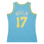 Chris Mullin Golden State Warriors  1993/94 Swingman Sidewalk Sketch Jersey - Light Blue