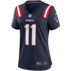 Drew Bledsoe New England Patriots Nike Women's Game Retired Player Jersey - Navy/Red