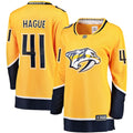 Nicolas Hague Nashville Predators  Women's Home Breakaway Jersey - Gold