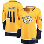 Nicolas Hague Nashville Predators  Women's Home Breakaway Jersey - Gold