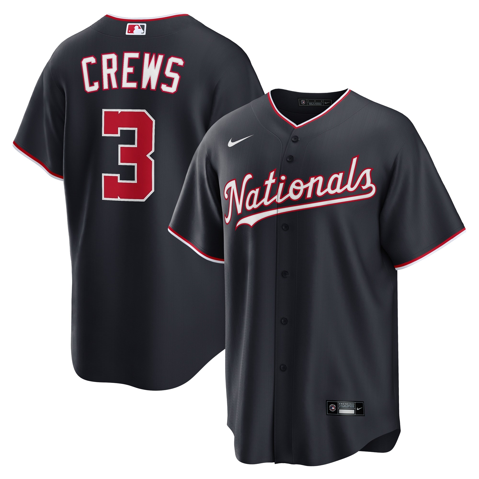 Dylan Crews Washington Nationals Nike Home Replica Jersey - White/Navy