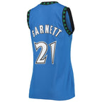 Kevin Garnett Minnesota Timberwolves Women's  Hardwood Classics Swingman Jersey - Blue
