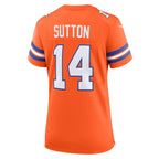 Courtland Sutton Denver Broncos Nike Women's Mile High Collection 1977 Throwback Player Game Jersey - Orange