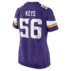Austin Keys Minnesota Vikings Nike Women's Team Game Jersey -  Purple