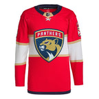 Florida Panthers adidas Home Primegreen Authentic Jersey - Red
