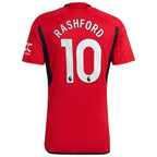 Marcus Rashford Manchester United adidas 2023/24 Home Replica Player Jersey - Red/Green