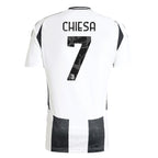 Federico Chiesa Juventus adidas 2024/25 Home Replica Player Jersey - White