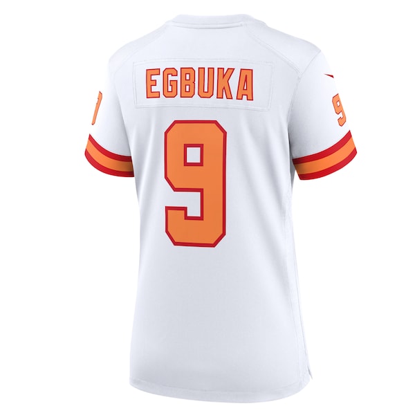 Emeka Egbuka '76 Tampa Bay Buccaneers Nike Women's 50th Season Game Jersey - White/Red/Creamsicle