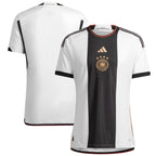 Custom Germany National Team adidas 2022/23 Home Authentic Jersey - White