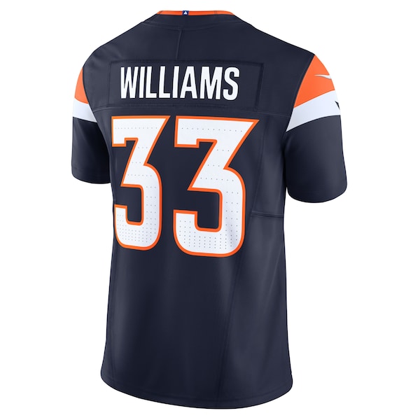 Javonte Williams Denver Broncos Nike Alternate Vapor F.U.S.E. Limited Jersey - Navy
