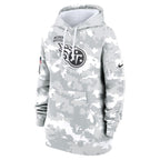 Tennessee Titans Nike Women's 2024 Salute To Service Club Fleece Pullover Hoodie - Arctic Camo
