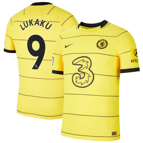 Romelu Lukaku Chelsea Nike 2021/22 Away Authentic Player Jersey - Yellow
