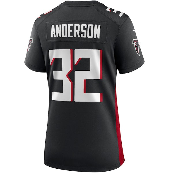 Jamal Anderson Atlanta Falcons Nike Women's Game Retired Player Jersey - Black/Red