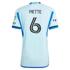 Samuel Piette CF Montreal adidas 2024 La Main Authentic Player Jersey – Light Blue