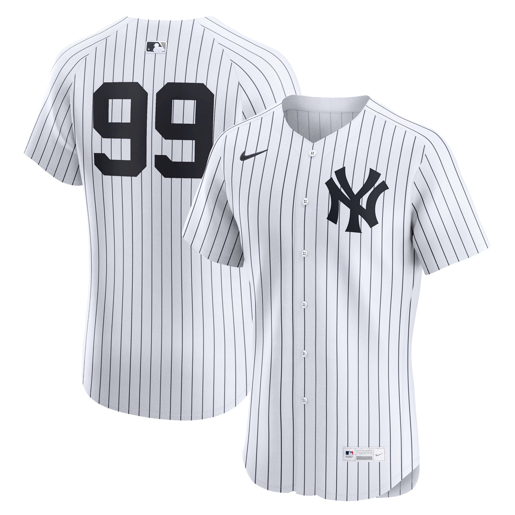 Aaron Judge New York Yankees Nike Alternate 2 Elite Jersey - Navy/White