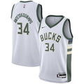 Giannis Antetokounmpo Milwaukee Bucks Nike Youth Swingman Jersey - Association Edition - White