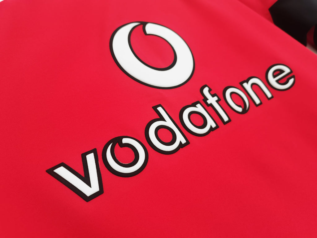 Manchester United Long Sleeve 2002-04 Home Vintage Jersey
