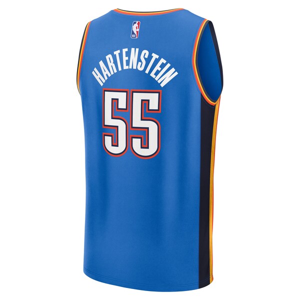 Isaiah Hartenstein Oklahoma City Thunder  2025 NBA Finals Champions Fast Break Replica Player Jersey - Blue - Icon Edition