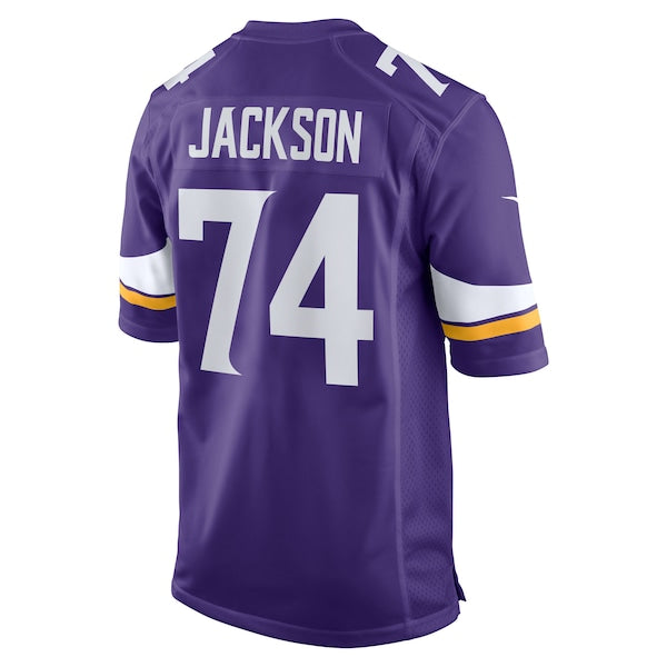 Donovan Jackson Minnesota Vikings Nike 2025 NFL Draft First Round Pick Game Jersey - Purple