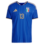 Riccardo Calafiori Italy National Team adidas 2026 Home Authentic Jersey - Blue
